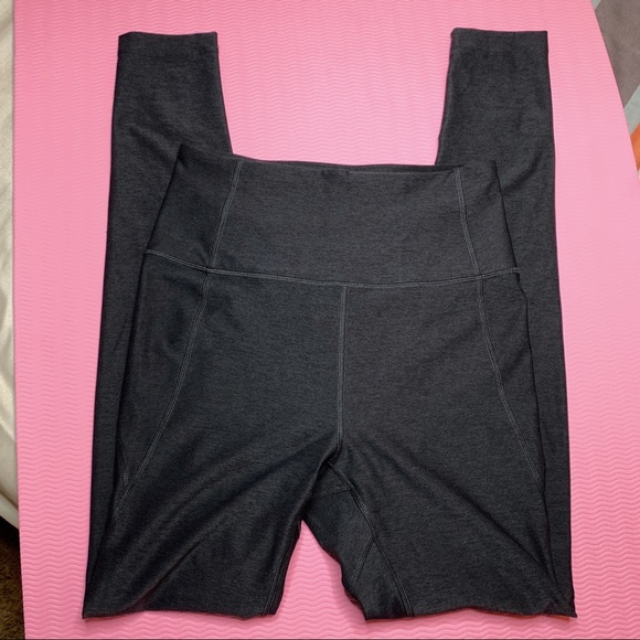 Outdoor Voices Pants - Outdoor Voices Warmup full length leggings high waisted CHARCOAL Small